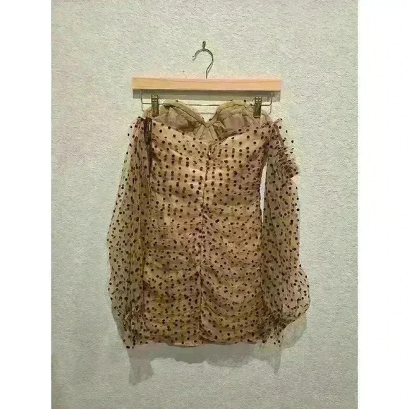 Secrets Dress in Dark NudeMAJORELLE SZ Small - Picture 2 of 6